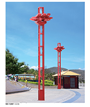 簡(jiǎn)約中國(guó)館造型方柱LED景觀燈