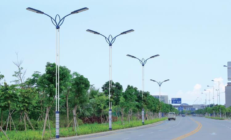 道路照明路燈桿效果圖