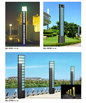 廣場(chǎng)方柱內(nèi)透光LED景觀(guān)燈