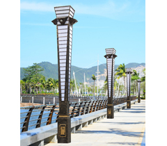 仿古錐形廣場(chǎng)景觀(guān)燈柱