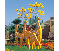 公園\廣場(chǎng)梅花鹿造型景觀(guān)燈