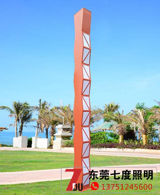 4米高戶外現(xiàn)代園林景觀燈柱實(shí)景效果圖片