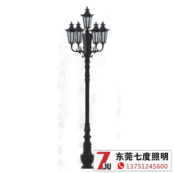 商業(yè)廣場五火歐式仿古庭院燈樣式圖片展示