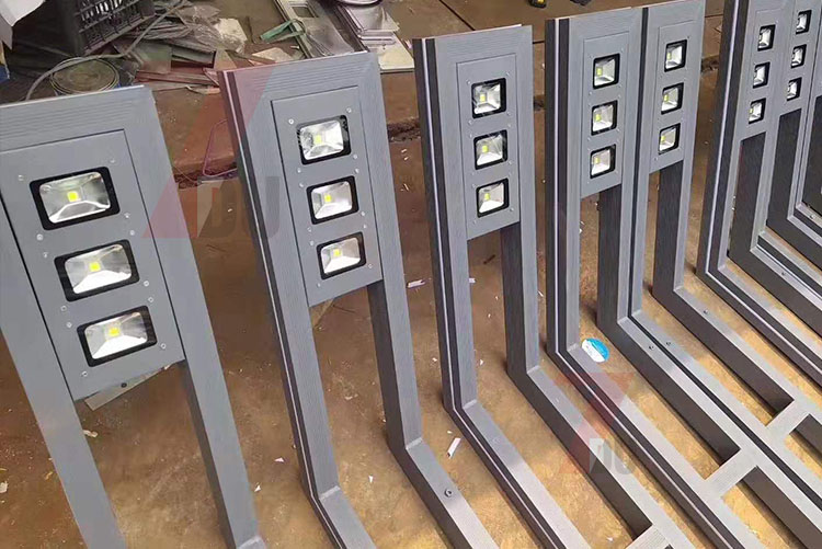 戶外園林led庭院燈工廠組裝成品實(shí)拍
