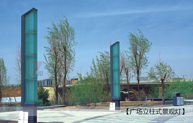 5米廣場(chǎng)立柱式景觀燈實(shí)景效果