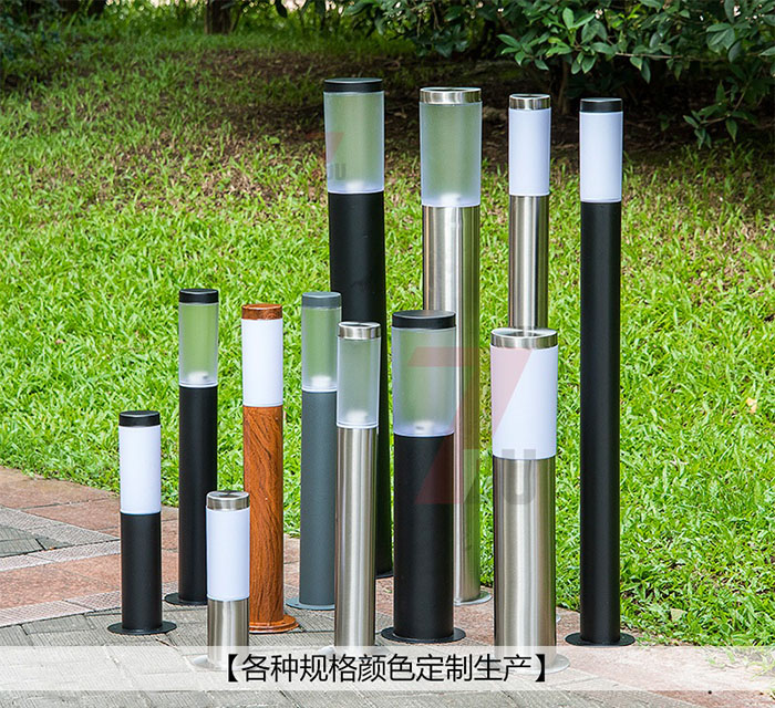 (QDCPD-015)圓柱式現(xiàn)代led草坪燈不同高度直接系列展示圖片