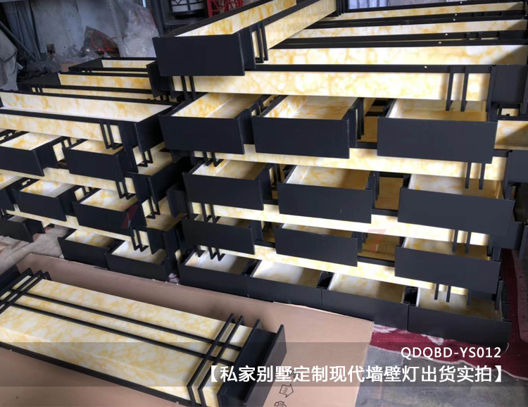 定制私家庭院門柱墻壁燈出貨實(shí)拍
