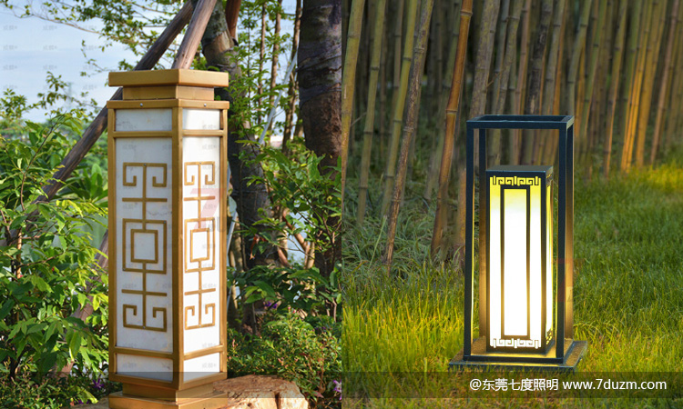 七度照明-矮柱草坪燈樣式圖片展示