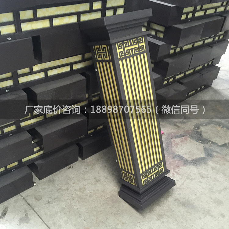 房地產(chǎn)售樓部定制室外仿云石中式墻壁燈實拍